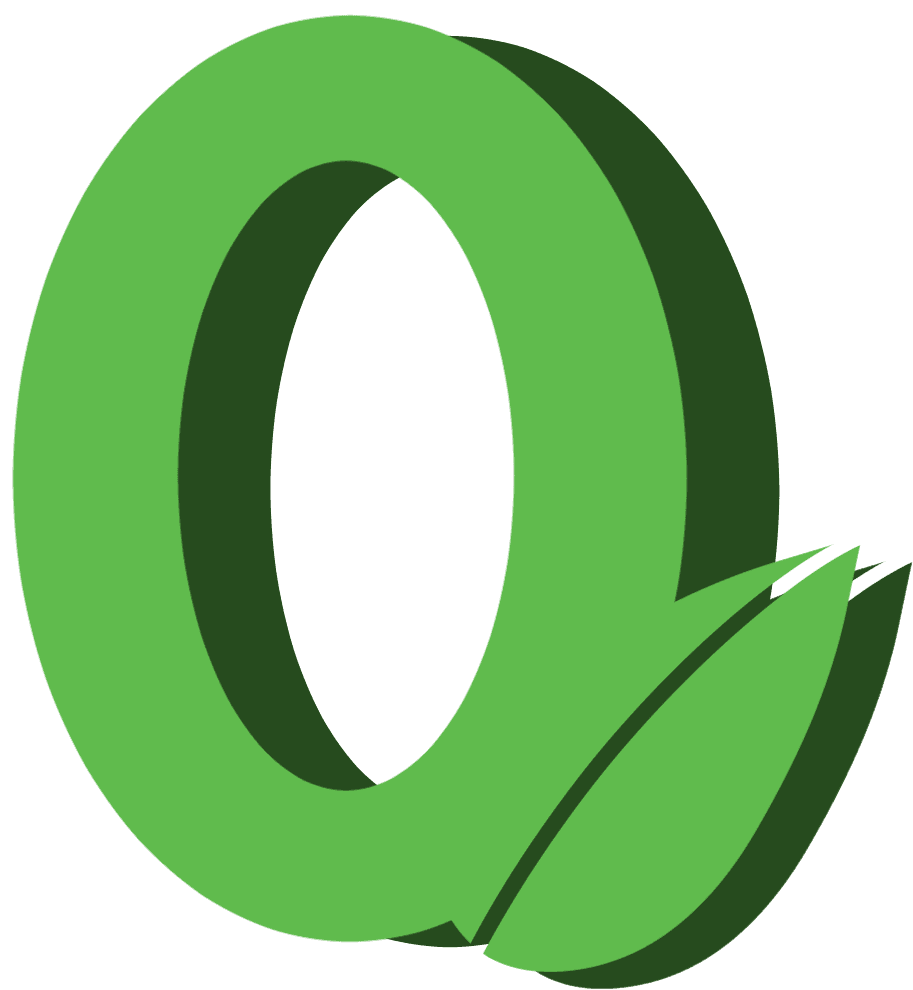 3D Green Zero representing Net Zero emissions